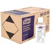 Tork Extra Händedesinfektionsgel Alkohol 590205 , 1 Karton = 24 Flaschen à 100 ml