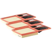 MANN-FILTER 3x Luftfilter C 3880 für VW Seat Skoda Polo V Ibiza IV SC Roomster Leon