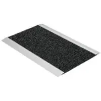Astra Nub Brush Alu Fußmatte, mit Anlaufkante, anthrazit D.001 C.040 , Maße: 60 × 80 cm