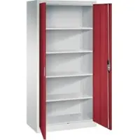 C+P Büroschrank Acurado, 1950x930x500mm, 7035/3003