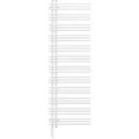 Zehnder Design-Heizkörper Yucca Asym elektrisch IHC, Inox Look, 1864 x 82 x 578 mm, RAL 9016 oder Chrom, montagefertig mit Wandkonsolen