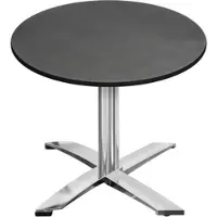 GGM Möbel CPTG | Bistro Tisch | Ø:H 60 x 76 cm | Anthrazit / Aluminium | Klappbar/ Zusatzgewicht