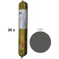 Sika Deutschland CH AG & Co KG 20 x Sikaflex Pro 3 mittelgrau 600ml Beutel 1K Polyurethan Dichtstoff
