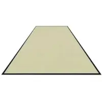 M&A Matting Schmutzfangmatte Colorstar, hellgelb, waschbar, glatter Rücken 746085150150-C55 , Maße (B x T): 85 x 150 cm