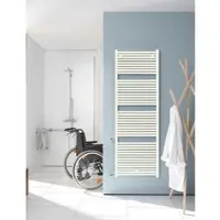 Zehnder Design-Heizkörper Toga elektrisch TE-180-060/GD, RAL 9001, 1785 x 35 x 600 mm, spritzwassergeschützt (IP44), mit Funksteuerung