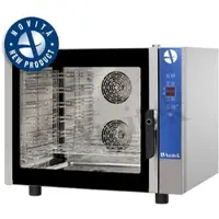 Amitek Umluft -Konvektionsofen - AWD60 - 6 Backbleche 60x40 oder GN 1/1 - Digital - Manueller Dampf