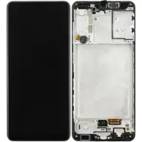 Samsung LCD-Kompletteinheit für Galaxy A31 A315F, schwarz