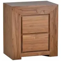 MiaMöbel Beistell-/ Nachttisch Maharaja Massivholz Teak