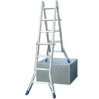 Krause Gelenk-Teleskopleiter, 4 x 4 Sprossen