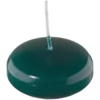 Kopschitz Kerzen Schwimmkerzen Dunkelgrün 24 x Ø 60 mm, 20 Stück