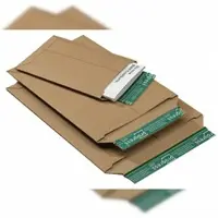 Progress 100x Versandtaschen aus stabiler Vollpappe PP V04.01 167x240x -30mm A5 braun