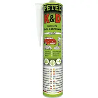 Petec K&D Klebemasse Dichtmasse Karosserie Kleber weiß Kartusche 310ml 94530