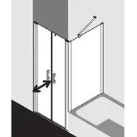Kermi PEPTD11020VYK Pendeltür Pega PTD 1100x