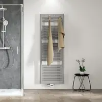 Hsk Design-Heizkörper „Line Pro“ mit Antikorrosionsschutzschicht 60 × 121,5 cm in Manhattan
