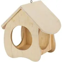 Buttinette Vogelfutterhaus aus Holz, 29 x 18,5 x 26 cm