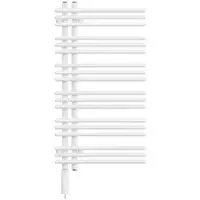 Zehnder Design-Heizkörper Yucca Asym elektrisch, Titane, 1000x82x478 mm, RAL 9016 oder Sonderfarbe/Chrom