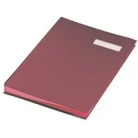 OTTO Office Unterschriftenmappe »Color« 20 Fächer rot, 24x35 cm