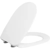 Evenes WC-Sitz Piorini, Softclose, aus Duroplast, Edelstahlscharnier, weiß - 93 102 56