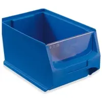 Proregal 50x Transparente Frontblende für Sichtlagerbox 3.0 | HxBxT 0,3x14x5,9cm