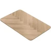 GGM Möbel LM Fishbone | Bistro Tisch | 120 x 70 cm | H 74 cm | Eiche | Gestell: Edelstahl