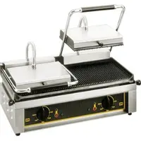 Stalgast ROLLER GRILL Kontaktgrill doppelt, 600x385x220 mm (BxTxH), 2x 2 kW