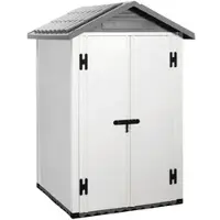 Garofalo Urban 120 Gerätehaus Mit Doppeltür 122,5 x 122,5 x 214 cm