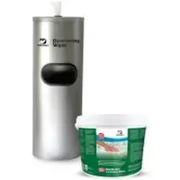 Dreumex Desinfektion, Starterpaket, 2-teilig 74708001003 , 1 Set = 1 Ständer + 1 Eimer à 800 Tücher (Disinfectant&Cleaning)
