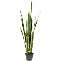 Fleur Ami Bogenhanf - Sansevieria trifasciata Kunstpflanze Höhe 124 cm