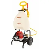 Arcocere Benzin Spritzpumpe auf Wagen ARCO Froggy Super S 25A mit 2-Takt Motor