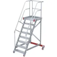 Euroline 513 Wartungsbühne 60° 800mm Stufenbreite 8 Stufen Alu gerieft