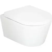 Evenes Combi-Pack Kureika Wand-Tiefspül WC Spülrandlos WC-Sitz Kapuas softclose - 93 255 70
