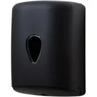 JM Metzger Handtuchrollenspender Maxi Black Edition mit Innenauszug