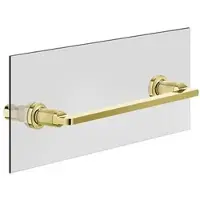 Gessi Inciso Handtuchhalter 300 mm, Montage an Glaswand, 58613