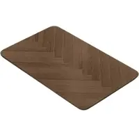 GGM Möbel LM Fishbone | Bistro Tisch | 120 x 70 cm | H 74 cm | Wenge | Gestell: Edelstahl