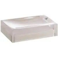 BRILLANTBAD BISTA Seifenablage Polyresin Beige 110x30x70 mm für Bad & Küche >> Freistehend anwendbar