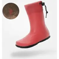 Saguaro Kinder Barfuß-Gummistiefel Brisk II Winterversion - rot 34