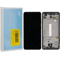 Samsung LCD-Kompletteinheit für Galaxy A52 A525F, Galaxy A52 5G A526B, schwarz