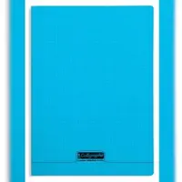 Calligraphe 10x 8000 Polypro, Blue stapled notebook 3/10 24x32 24sh séyès 90g - Sortiert 18065C
