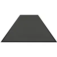 M&A Matting Schmutzfangmatte Colorstar, dunkelaschgrau, waschbar 746085150150-C62 , Maße (B x T): 85 x 150 cm, glatter Rücken