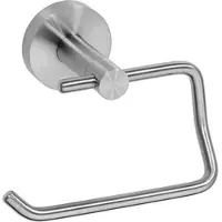 BRILLANTBAD BEO Papierrollenhalter ohne Deckel Edelstahl matt 145x120x98 mm für Bad & WC >> zum Bohren oder Kleben*