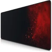 Titanwolf Gaming Mauspad XXL, glattes Stoffgewebe, Speed Mousepad 900 x 400mm große Fläche, Blood