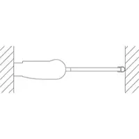 Kermi PE1TL08520VZK Pendeltür Pega 1TL 0850x