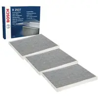 Bosch 3x Filter Innenraumluft 1 987 432 537 für Opel Fiat Abarth Citroën Alfa Romeo