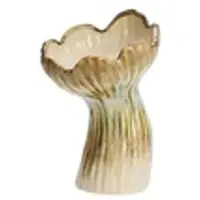 Madam Stoltz Vase aus Steingut - skulpturale Eleganz 14x20,5 cm