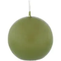 Kopschitz Kerzen Kugelkerzen Scottish Green Grün, Ø 100 mm, 4 Stück, dt. Kerzen in RAL Kerzenqualität, Kein rußen und tropfen