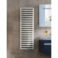 Zehnder Design-Heizkörper Quaro QA-180-060, 1835x30x600 mm, weiß RAL 9016, montagefertig mit Wandkonsolen