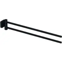 Kludi VELA S Doppel-Handtuchstange 25977N2 Länge 440MM Brushed Gunmetal