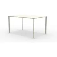 Vermobil Robuster Gartentisch Fox 140x90 cm perlweiß BS