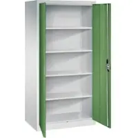 C+P Büroschrank Acurado, 1950x930x600mm, 7035/6011