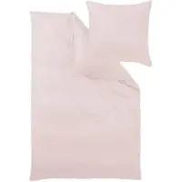 Curt Bauer Uni Mako-Satin Bettwäsche 240x220 cm + 2x 80x80 cm | rose - pink